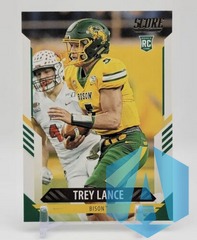 2021 Panini Score Trey Lance Rookie Card RC #303 Bison